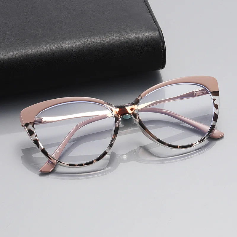 Vintage Optical Eyewear Photochromic Women Blue Light Filter Computer Glasses Anti Blue Light Blocking Glasses