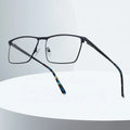 Hot Sale Customized Logo Alloy Square Eyeglasses Frames Prescription Eyewear for Men and Women Optical Frames Factory Direct