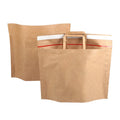 SZCX Recycled Custom Logo Printed Craft Mailer Paper Mailing Bags Clothing Tshirts Brown Kraft Envelope Packaging With Handle