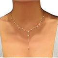 Minimalist Star Charm Necklace Fashion Rhinestone Crystal Choker Necklace Women Gold Dianty Jewelry Necklace