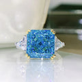 Baguette Ring Hot Sale 925 Sterling Silver Wedding Ring Luxury CZ Ring