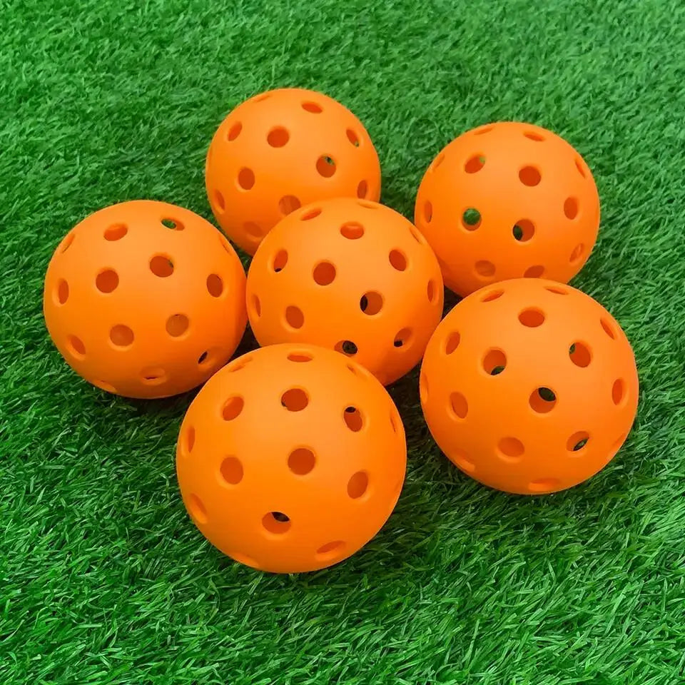 Cheap Price 74mm 40 Holes Pickleball Plastic Outdoor Pickle Balls Custom Logo Pickleball