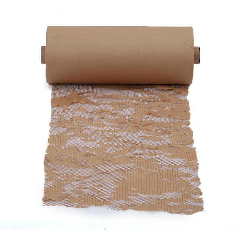 Void Filling Eco-environmentally  Honeycomb Kraft Paper with Chocolate Color for Protective Packaging Material