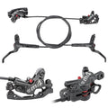 MEROCA Factory Price Four-Piston 800 1400mm Bicycle Oil Pressure Hydraulic Disc Brake Set Kit for MTB Road Bike BMX Kids' Bikes