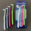 Four Packs Orthodontic Interdental Brush Age-Appropriate Nylon Tooth Stain Eraser for Adults