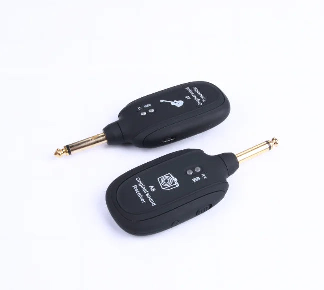 A8 Wireless Guitar System Guitar Transmitter Receiver Rechargeable for Electric Guitar Bass Wireless Pickup