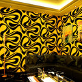 Modern Reflective Personalized Wall Papers Home Decor Geometric Bar KTV Ball Room Background Walls Waterproof PVC Wall Mural