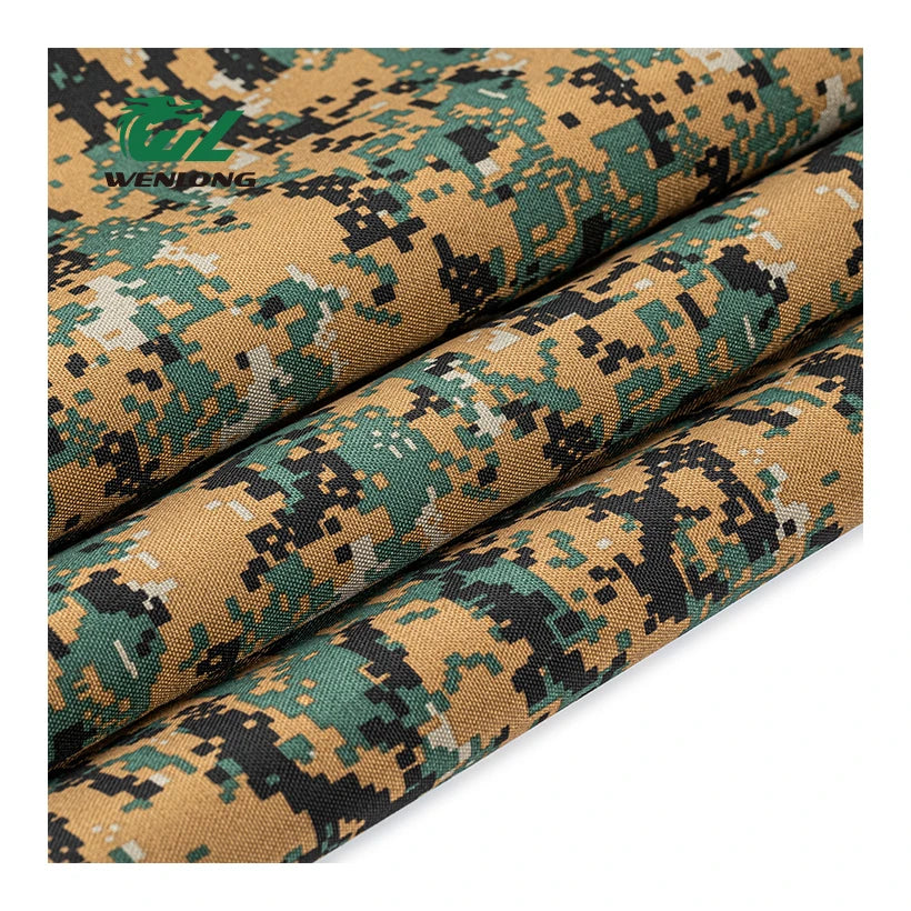 100% Polyester ATY Cordura 1000D Camo Print Waterproof PU Coated Anti-Static Fabric for Girls Luggage Marpat