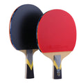 KOKUTAKU 9-Star Single Table Tennis Racket Blue Aryl Carbon Wood Blade with Anti-Glue Sticky Rubber Finished with Ayous Bottom