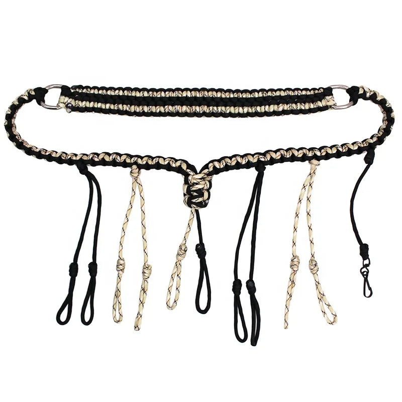 Hunting Equipment Adjustable Loops Waterfowl Hunting Duck Call Lanyard with Removable Drops
