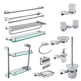 Homedec Modern Design Wall Mounted Brushed Stainless Steel Eco-Friendly 3-Year Warranty Hotel Use Bathroom Hardware Accessory