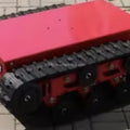 Rubber Track Chassis with Dual Electric Motor Rubber Track Underwater Robot Chassis Underwater Cleaning Robot