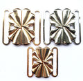 Direct Factory Inner Size 50mm Zinc Alloy Customized Nickel and Golden Joint Buckle for Women Clothes