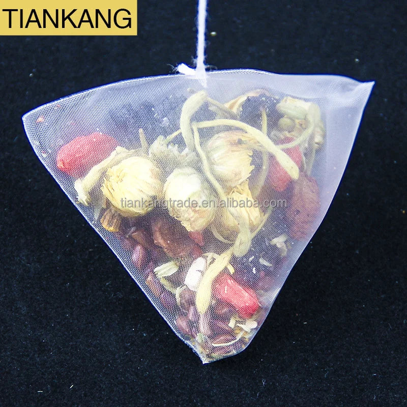 Customized Label Brand Ingredients Triangle Pyramid Tea Bag Slimming Detox Tea extra Strength Herbal Tea