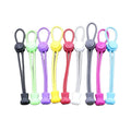 Reflective Elastic No Tie Shoelaces with Print Lock Lazy Shoe Lace for Easy Fastening