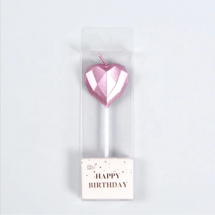 Birthday Number Heart Shape and Star Shape Food Grade