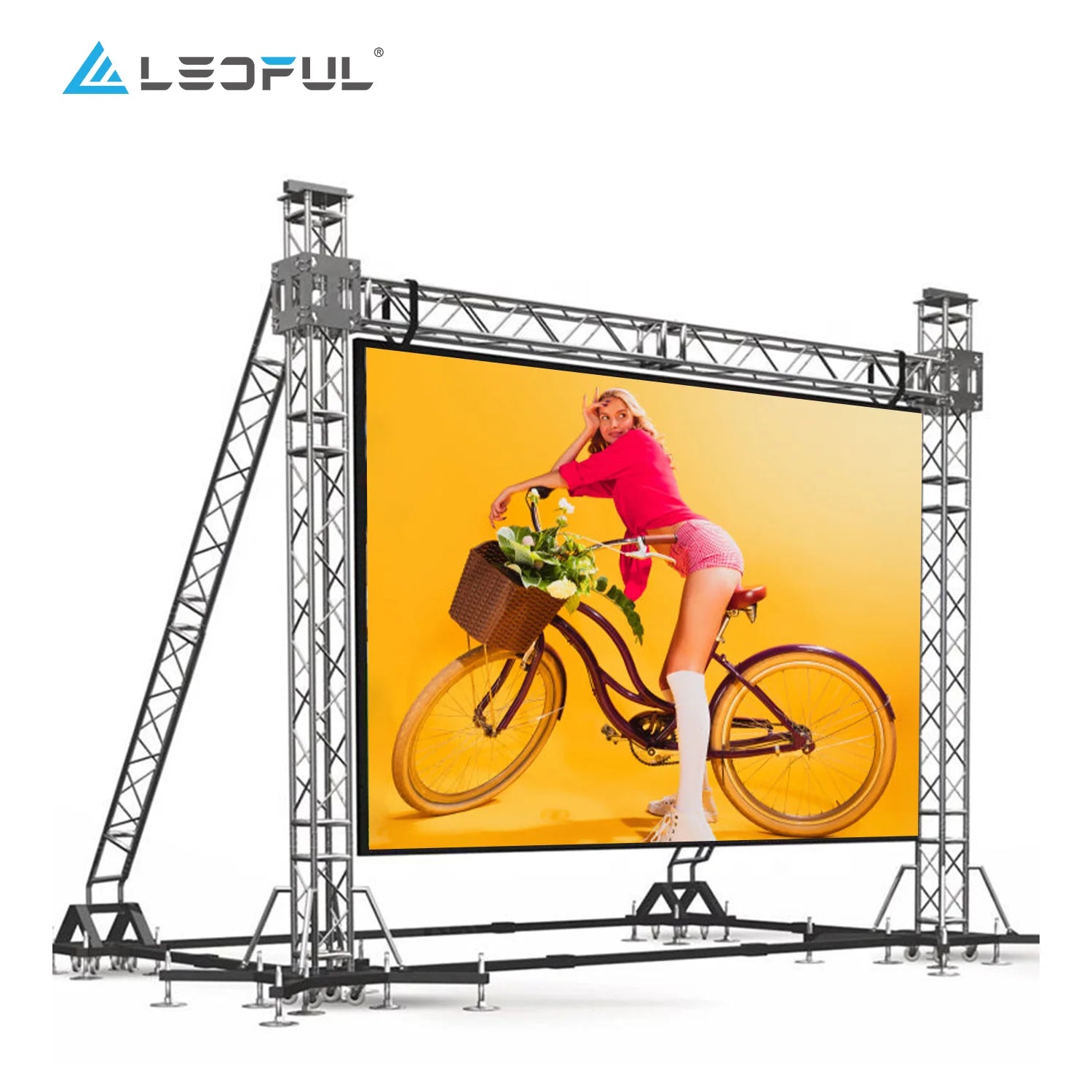 Outdoor Indoor Slim Advertising Rental LED Video Wall Display Panel Stage P2.6 P2.9 P3.91 P4.81 LED Screen