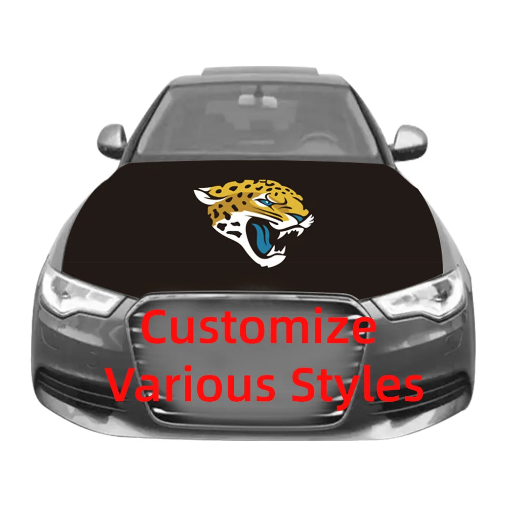All Country 100% Polyester Car Flag and Hood Cover Featuring Brazil Portugal La Dodgers Fiberglass Flagpole