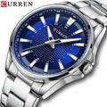 CURREN 8424 Watch for Men Casual Business Quartz Watches Stainless Steel Band Mens Wristwatches Waterproof Mens Clock Relojes