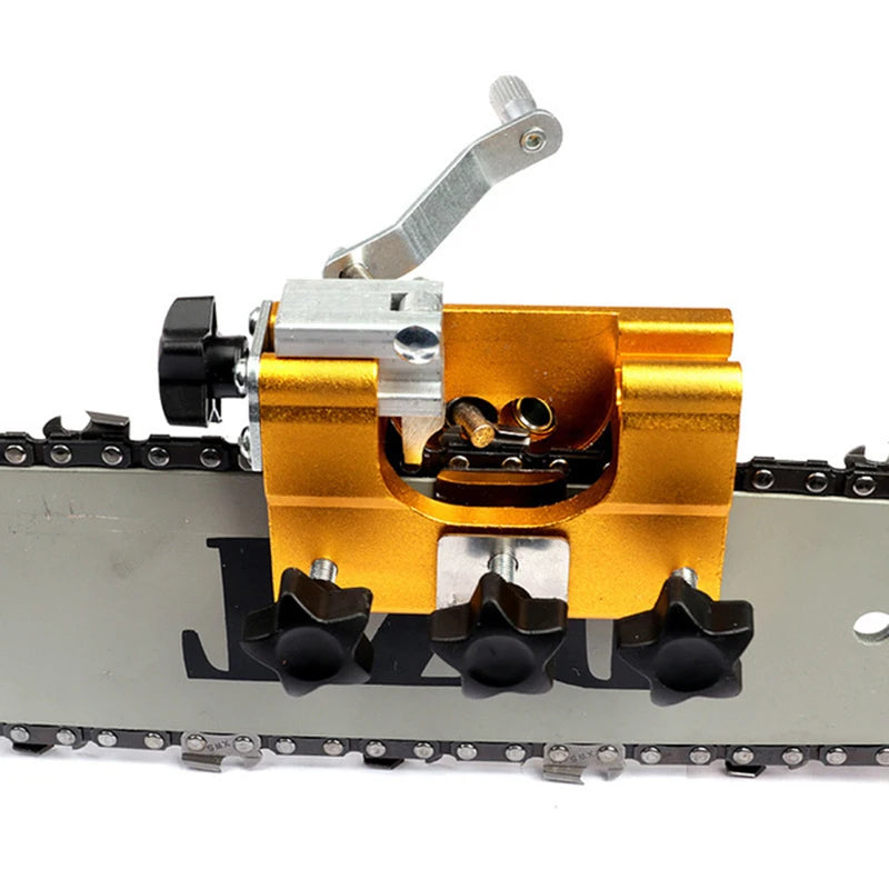 Portable Chain Saw Sharpener Tool Hand-Cranked Chainsaw Chain Sharpener Kit for All Kinds of Chains