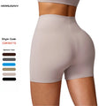 Hip Lifting High Waisted Yoga Shorts Tight Hot Pants Sport Shorts Gym Clothing Women's Biker Shorts Licras De Mujer Gym Clothes