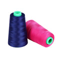 High Tenacity 100% Polyester Sewing Thread NE 20/3 2000 Yards Dyed Textured for Garment Sewing Hilo Para Coser