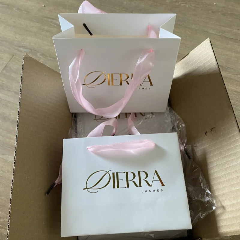 Customised Cloth Boutique Cardboard Packaging Brand Matte Cheap Pink Gift Paper Bag with Your Own Logo for Small Business