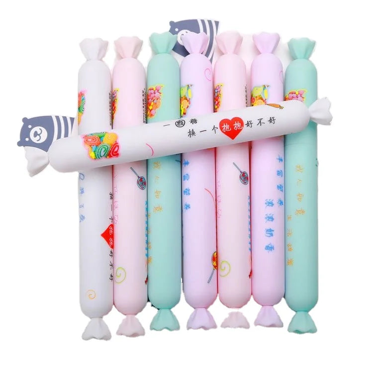 Custom Creative Toffee Shape Design Gel Pen for Kids