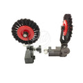1 Pair 83.010.014 66.891.005F SM74 CD102 SM102 Feeder Brush Roller Assembly BlackS & M Wheel