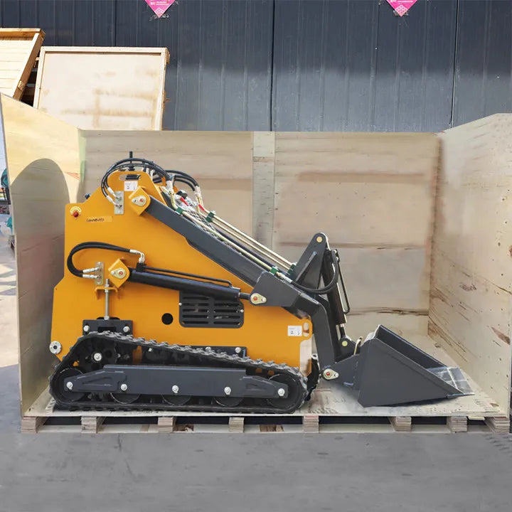 FREE SHIPPING!! Cheapest Mini Skid Steer Loader Diesel Small Skid Steer Brand New Loaders for Sale Wheel Loader Mini 380KG 500KG MegaBDM