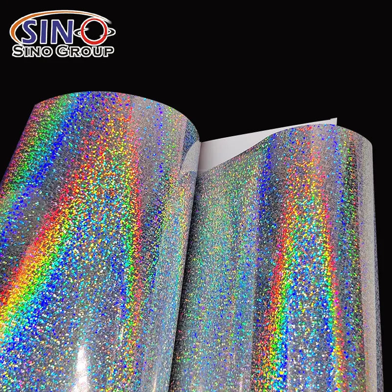 High Quality Waterproof Holographic Sparkle Dots High Color Reproduction Self Adhesive Vinyl MegaBDM
