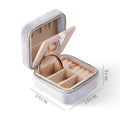 Custom Small Mirror Jewellery Case Organizer Hot Sale Gift Zipper Travel Jewelry Box