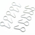 100pcs/Set Metal Ring Tail S-Hooks for Car Truck SUV Auto Seat Covers Hot Hook