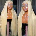 613 Hd Lace Frontal Wig 13x4 Blonde Lace Front Wig Human Hair 30 Inch Honey Blond Bone Straight Human Hair Wigs for Black Women