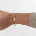 Hot Selling New Arriving Trendy Stainless Steel Coin Chain Adjustable Jewelry Bracelet for Women