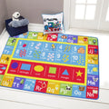 Colorful Non-Slip Printed Kids Play Rug Mat Children Play Carpet for Children Bedroom Play Room