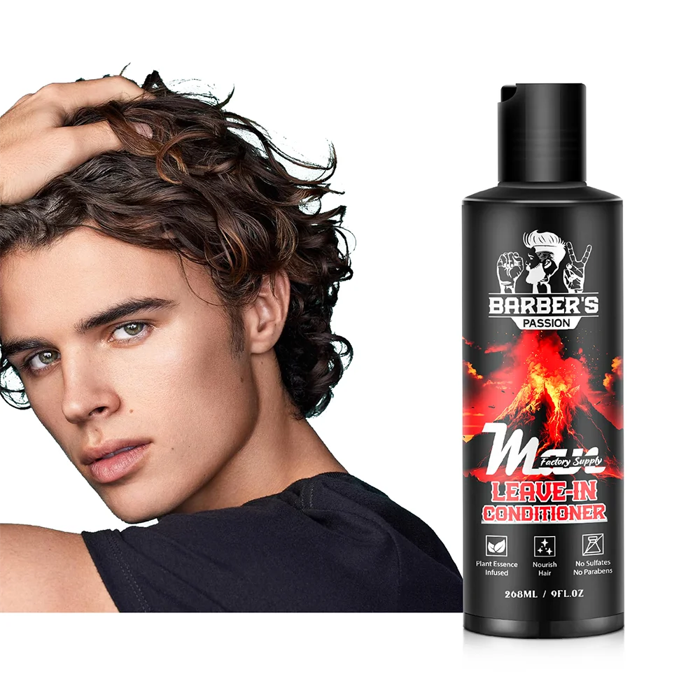 Certified Facility Men's Revitalizing Hair Leave-in Conditioner for Men Natural and Organic Nourishing Custom Your Logo