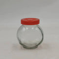 Factory Customized Logo 180ml Round Glass Bottle Food Container with Plastic Screw Cap 100pcs Per Carton