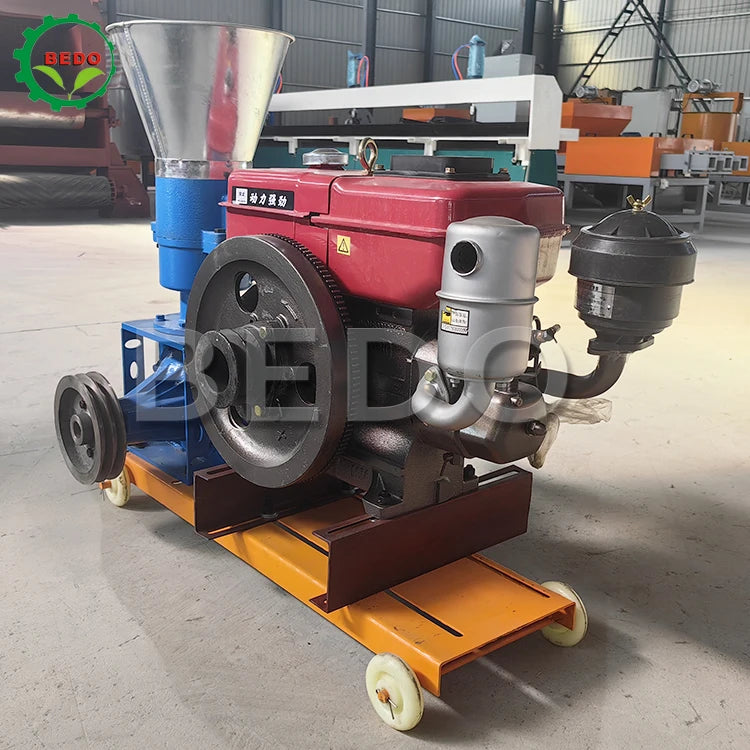 Diesel Engine Type Animal Feed Pellet Machine Price for Livestock Feed