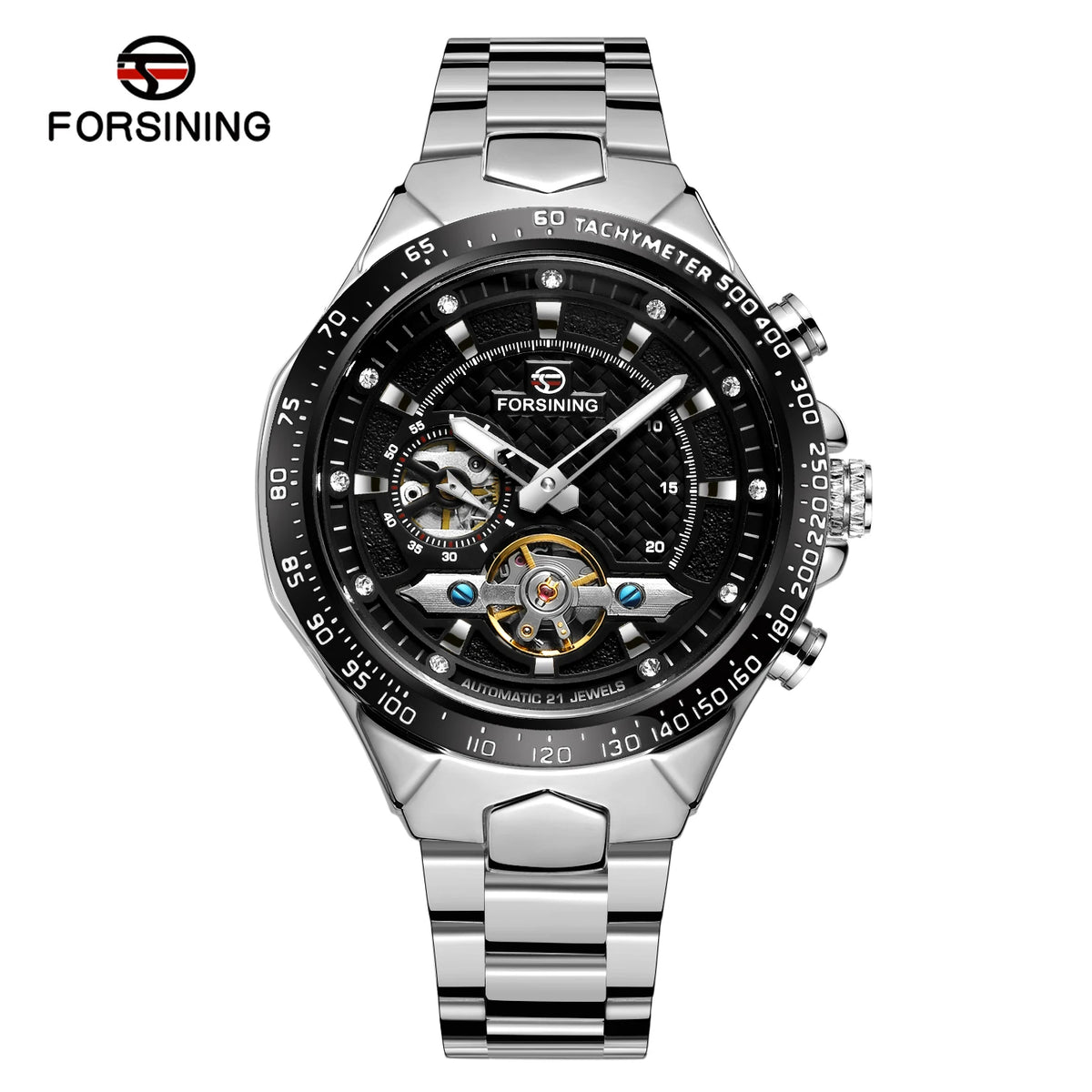 Reloj Para Hombre Forsining Brand Performance Custom Logo Wrist Watches Man Tourbillon Skeleton Automatic Mechanical Watch Male MegaBDM