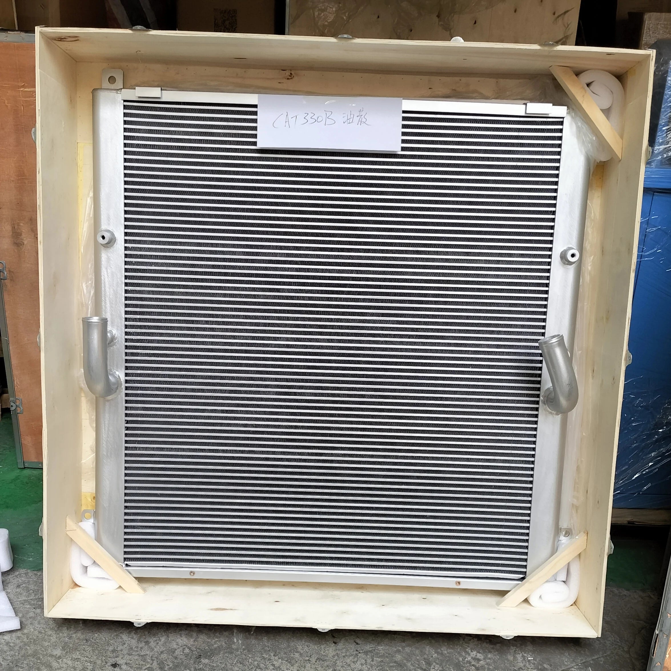 Good Quality CAT E330B E330BL E330A E330C E330D Excavator Hydraulic Aluminum Oil Cooler 124-1763 124-1762 Radiator Water Tank