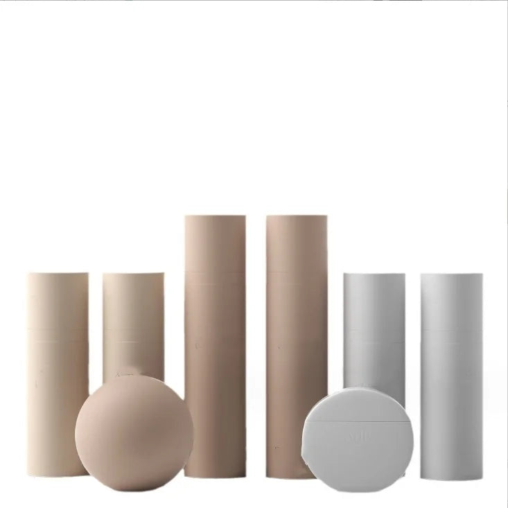 Round Tube Nano Vacuum Makeup Spray Bottle 50 75 100ml Press Type Vacuum Bottle Plastic PP Toner Flask