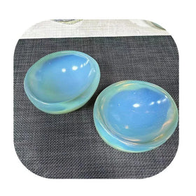 New Arrivals Semi-precious Spiritual Crystals Crafts Stones and Crystals Round Shaped White Opal Crystal Bowls for Decor