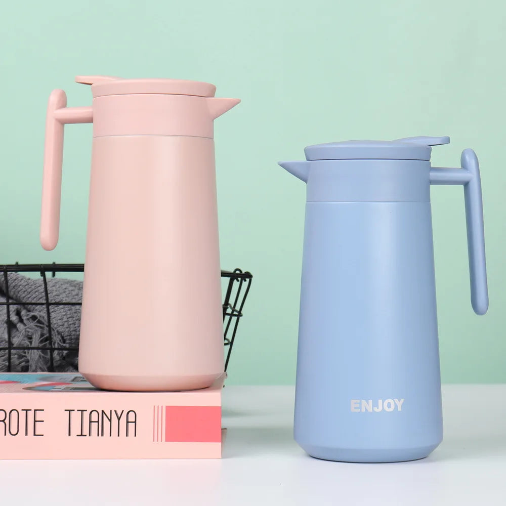 ROSY Stainless Steel Vacuum Insulated Thermos Bottle Lid 12-24 Hours Thermal Eco-Friendly Cold Hot Retention Travel Outdoor Use