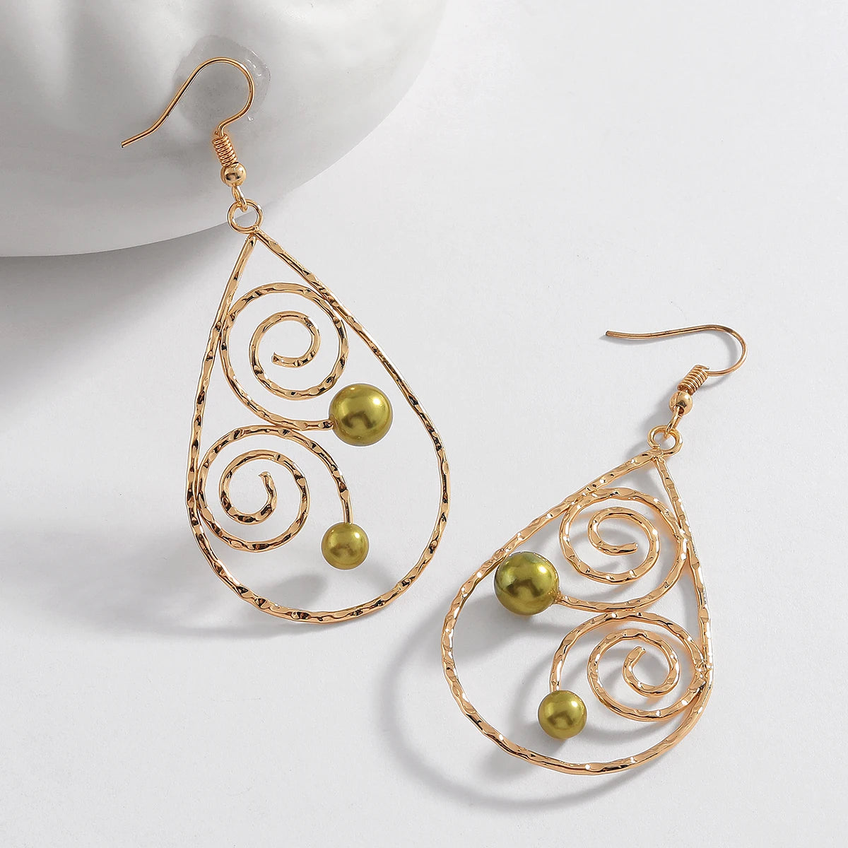 New Arrival Hawaiian Earrings Big Chunky Gold Plated Earrings for Women Hawaiian Jewellery