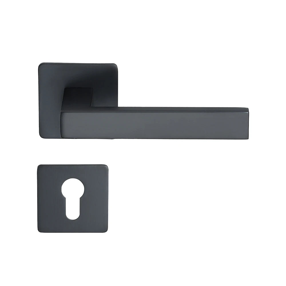 Factory Supplier Custom Design Stainless Steel Window Cheap Main Handle Bedroom Door Handles With Lock Interior Doors