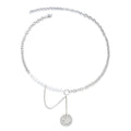 Trendy Moon Stars Coin Pendant Psj Brass Rhodium 18k Gold Plated Shell Pearl Beads Sweater Link Chains Lariat Necklaces