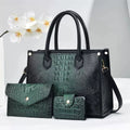 Hot Selling Green Latest Design Fancy Girls Ladies Women Modern Hand Bags