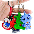 Custom Logo Rubber Keychain Charms Accessories 3D PVC Keychain