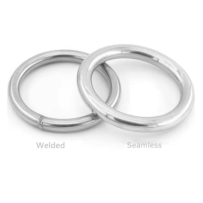 20mm - 180mm Stainless Steel 304 /316 Solid O Ring Round Welded Ring